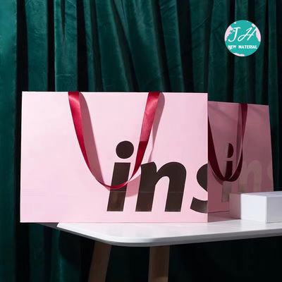 32*10*25cm Pantone Color 4C Printing Printed Paper Shopping Bags