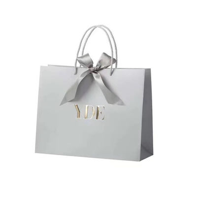 128gsm Matte Lamination Paper Carrier Bags For Take Away