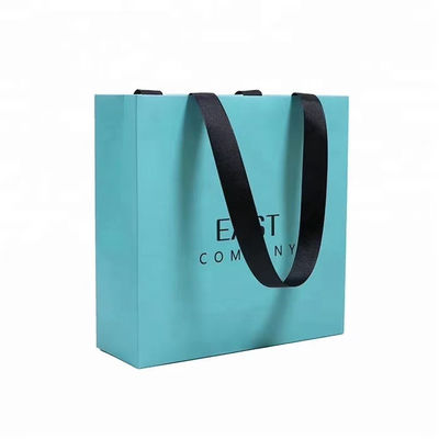 128gsm Matte Lamination Paper Carrier Bags For Take Away