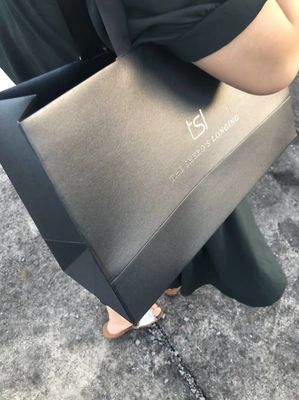 128gsm Matte Lamination Paper Carrier Bags For Take Away