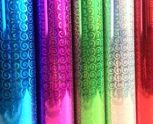 Removable PVC PET PP A4 A5 Plastic Gift Wrapping Paper In Rolls