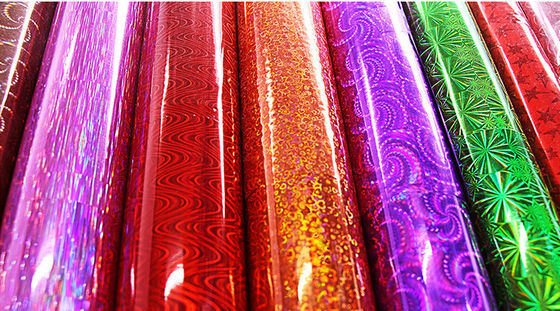 Holographic Moisture Proof Opaque Plastic Gift Wrapping Paper