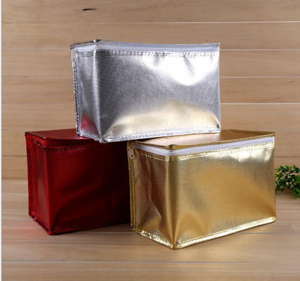 14x13x7inch CMYK Color Supermarket Insulated Lunch Cooler Bags