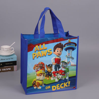 42*14*33cm Silk Screen Cartoon Character Printed PP Non Woven Bag