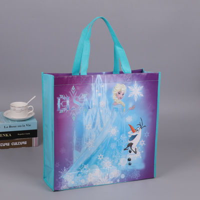 Heat Transfer Printing Foldable CMYK Laminated Polypropylene Tote Bags