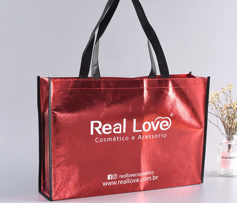 400x400x100mm 80gms 4C Offset Printing PP Non Woven Bag