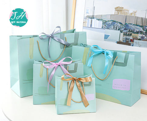 100gsm Pantone Color Die Cut Paper Carrier Bags