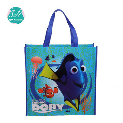 15" Length 9.5" Width Silkscreen Printing Non Woven Reusable Bags