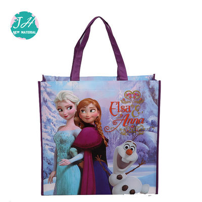 Heat Transfer Printing Foldable CMYK Laminated Polypropylene Tote Bags