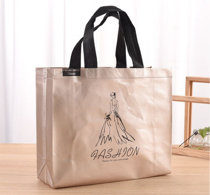 16kgs Capacity Reusable Full Color Printing Non Woven Fabric Carry Bags
