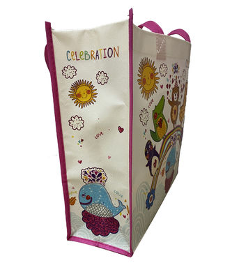 Non Woven Promotional Animal Pattern Polypropylene Tote Bags