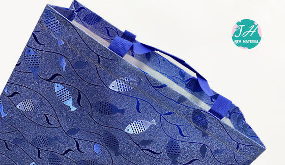 450x400x100mm Blue Color Recyclable Non Woven Fabric Bags