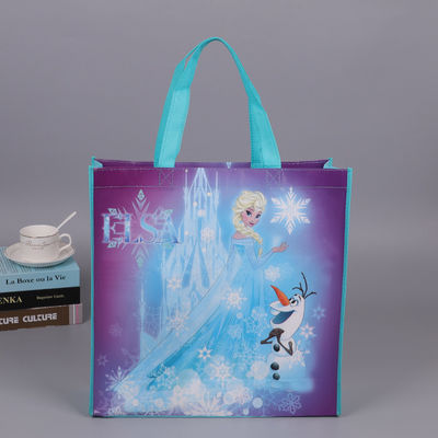 32*11*38cm Silk Screen Printed Desney  Shopping Carry Bags