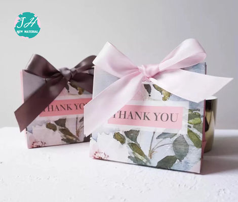 Luxury Bow Tie Ribbon Handle Shopping Carry Bags For Gifts
