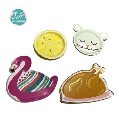 Flexo Printing Multitudinous Shaped  6inch Disposable Paper Plate