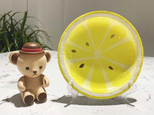 Flexo Printing Multitudinous Shaped  6inch Disposable Paper Plate