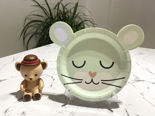 Flexo Printing Multitudinous Shaped  6inch Disposable Paper Plate