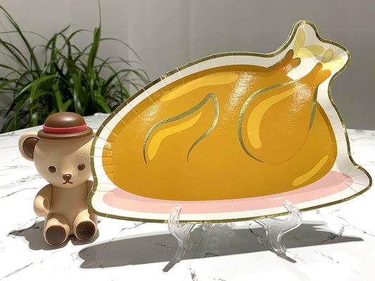 Flexo Printing Multitudinous Shaped  6inch Disposable Paper Plate