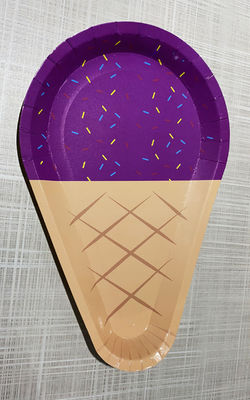 Lightweight Disposable Paper Plate
