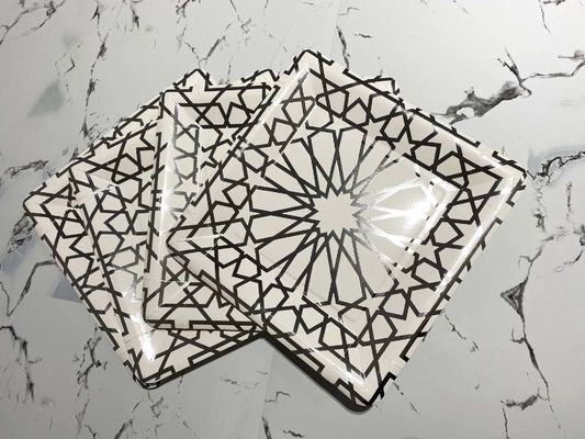 Stocked Sugarcane Bagasse Pulp Disposable Paper Plate
