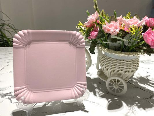 8inch Fashionable Heart Shape Disposable Paper Plate