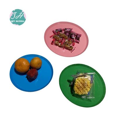 350g CMYK Color Round Disposable Paper Plate For Carnival