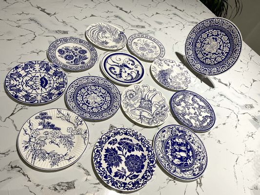 Pantone Color OEM Printed Disposable Paper Plate , Tea Party Paper Plates