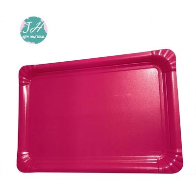 9inch Decorative Party Use Disposable Paper Plate , Pink Paper Plates
