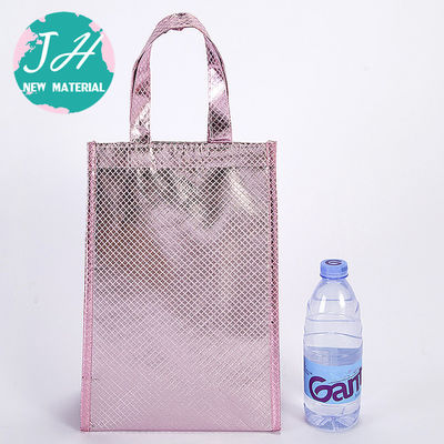 Pink Color Reusable Portable Insulated Lunch Cooler Bags