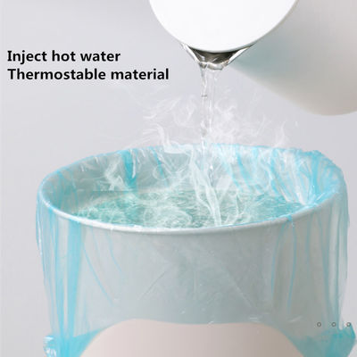 Heavy Duty LDPE Biodegradable Plastic Garbage Bags , Black Polythene Bags For Dustbin