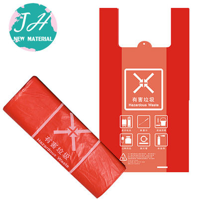 HDPE Multiple Colors Vest Handle Heavy Duty Plastic Bags