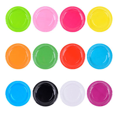 Recyclable 7inch 10 Counts/Pack Disposable Paper Plate