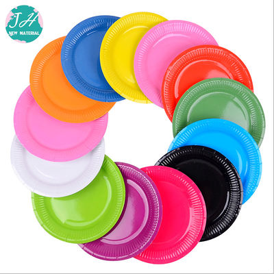Recyclable 7inch 10 Counts/Pack Disposable Paper Plate
