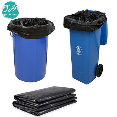 50pcs/bag HDPE Square Bottom Plastic Garbage Bags