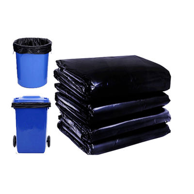 50pcs/bag HDPE Square Bottom Plastic Garbage Bags