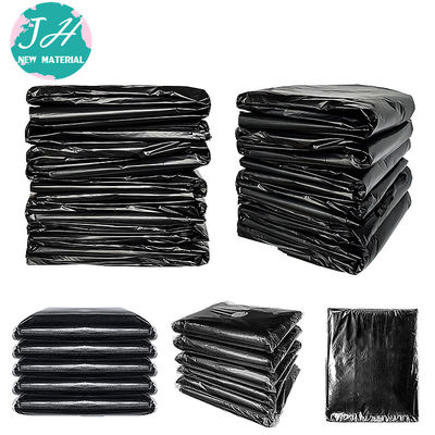 50pcs/bag HDPE Square Bottom Plastic Garbage Bags