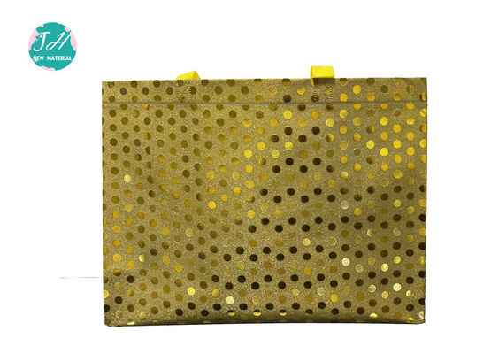 44*15*24cm Golden Metallic Laminated Shopping Carry Bags