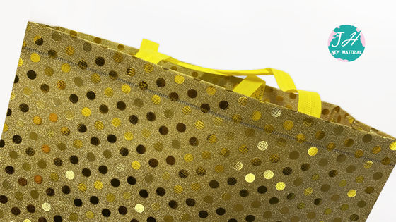 44*15*24cm Golden Metallic Laminated Shopping Carry Bags