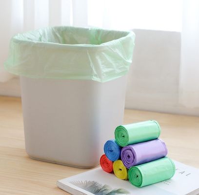 Disposable Polythene Biodegradable Plastic Trash Bags On Roll