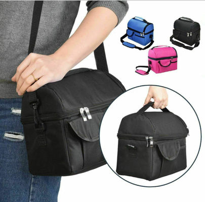 43*34*34cm Big Volume Aluminum Foil Black Insulated Lunch Bag