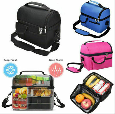 43*34*34cm Big Volume Aluminum Foil Black Insulated Lunch Bag