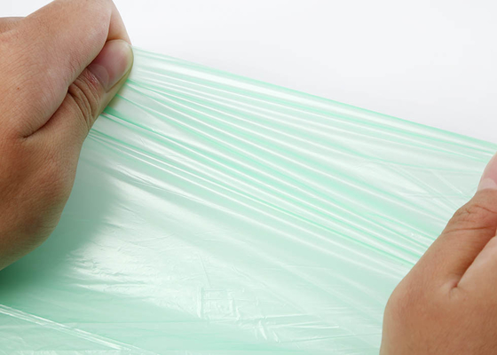 LDPE HDPE Disposable Drawstring Trash Bags 2.6 - 4 Gallon For Office